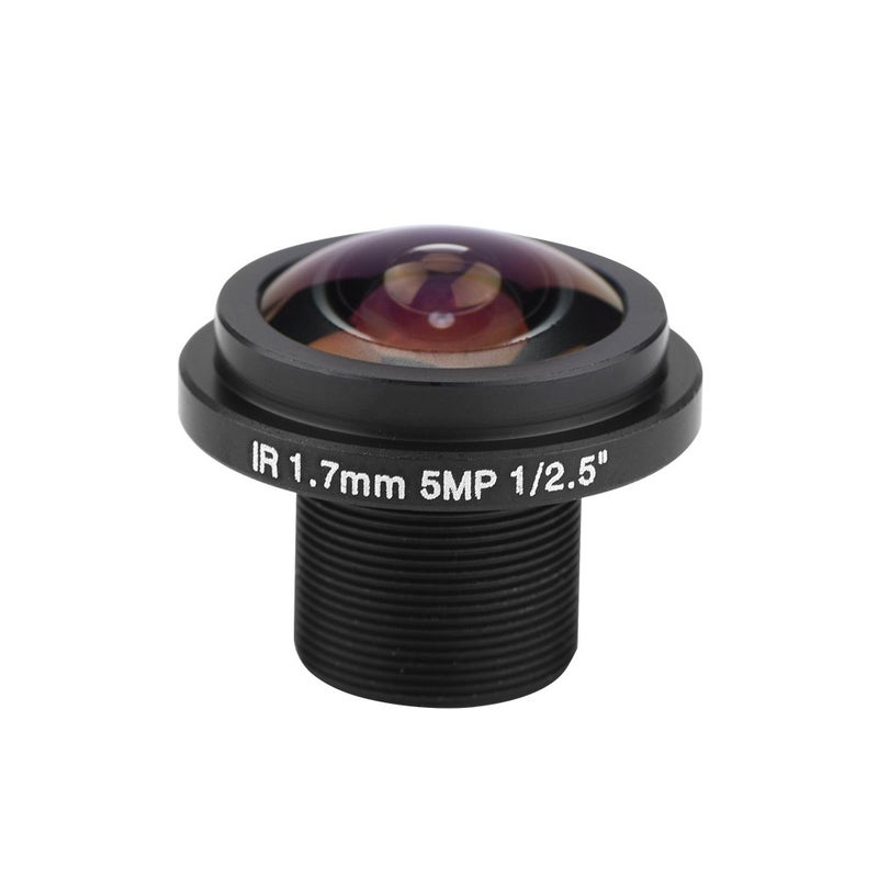 fosa Mini HD Hidden Camera Fisheye Security Panoramic Lens Camera 5MP/1.7mm Focal Length/185?Wide Angle for Fisheye Security Cam, Home/Office/Outdoor/Indoor - Image 1